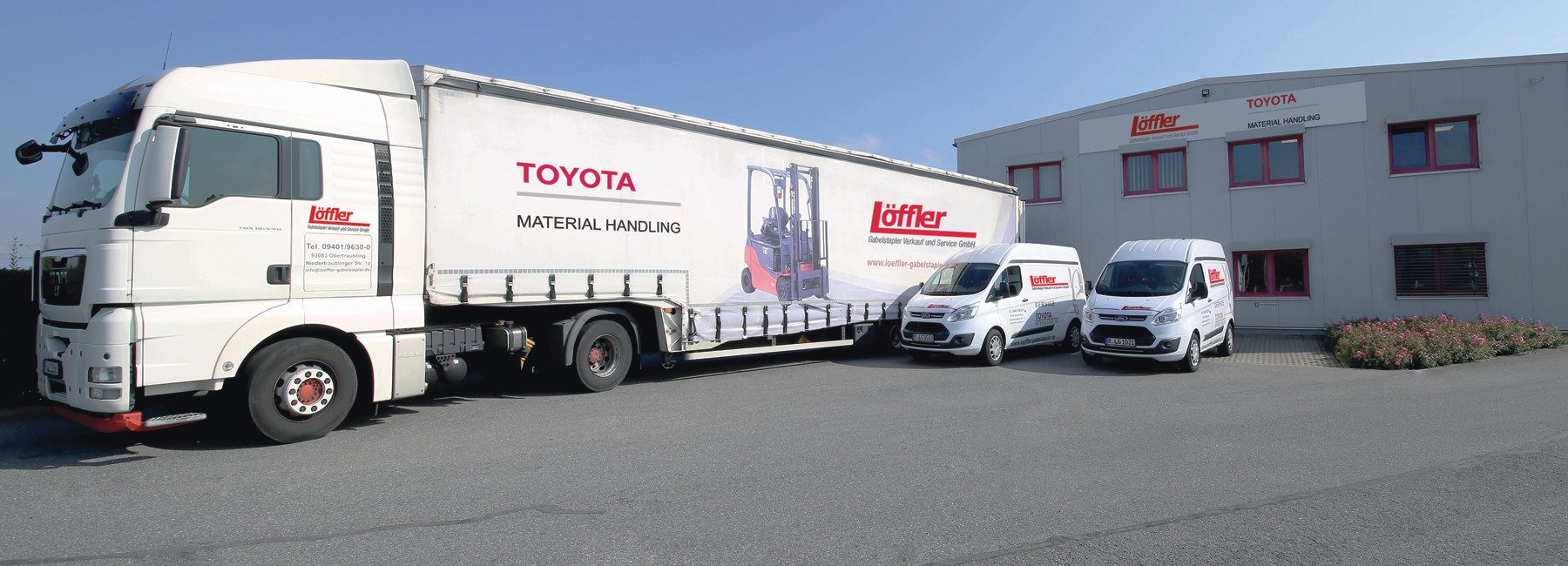 Löffler Tieflader und Servicefahrzeuge