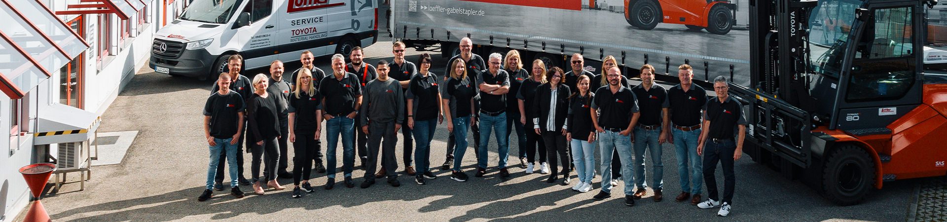 Das Team von Löffler Gabelstapler